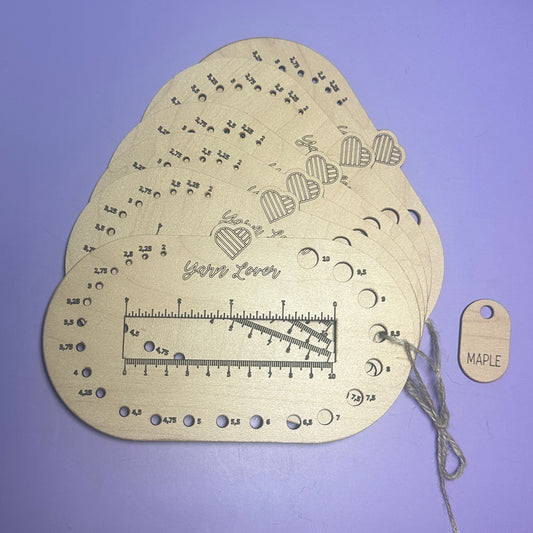 KPNH-Oval Knitting Needle Gauge