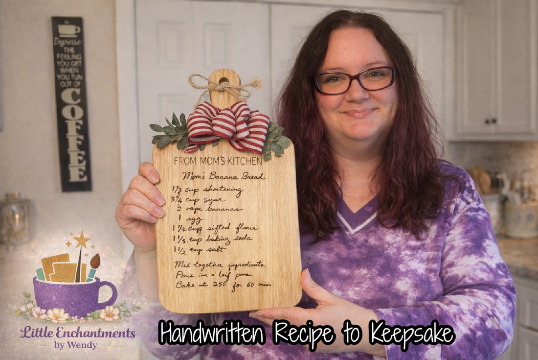 How to Turn a Handwritten Recipe Into a Beautiful Keepsake Cutting Board