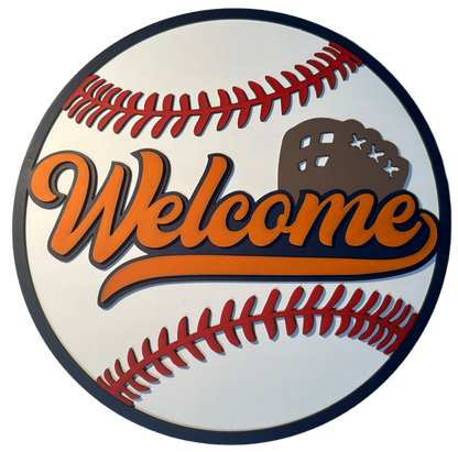 Door Hanger - Baseball