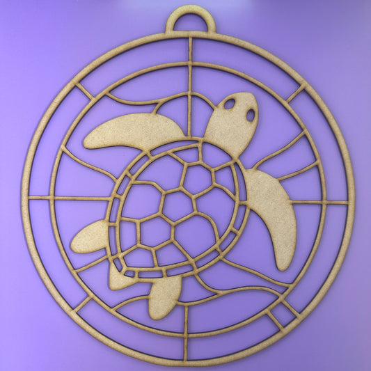LD-11.5" Suncatcher Frame - Sea Turtle