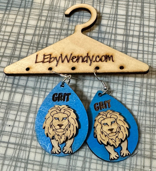 Lion “GRIT” Earrings