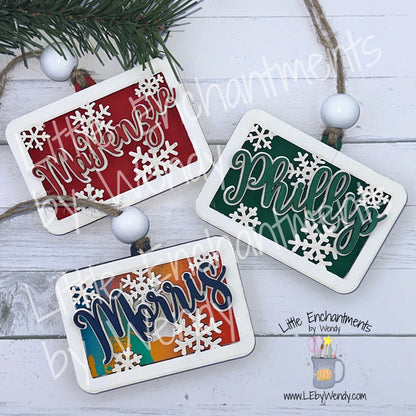 Personalized Gift Card Holder Ornaments