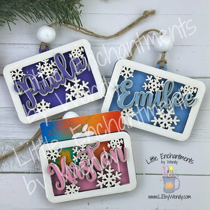 Personalized Gift Card Holder Ornaments