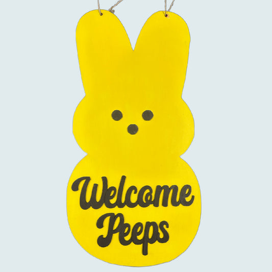 WHS - Peep Cutout - Welcome Peeps