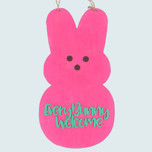 WHS - Peep Cutout - Every Bunny Welcome