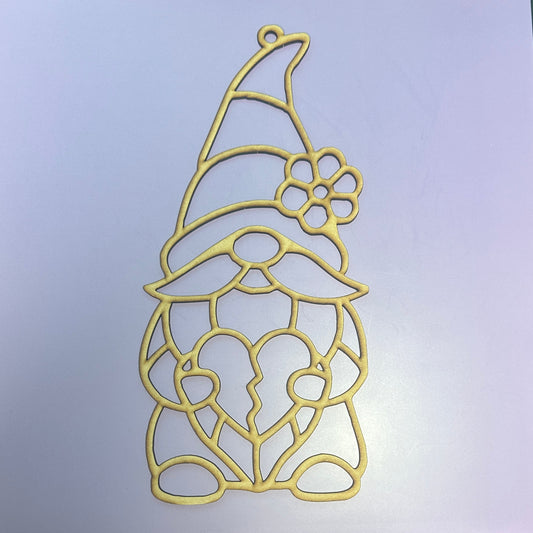 LD-Suncatcher Frame - Broken Heart Gnome