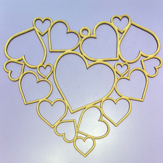 LD-Suncatcher Frame - Heart of Hearts
