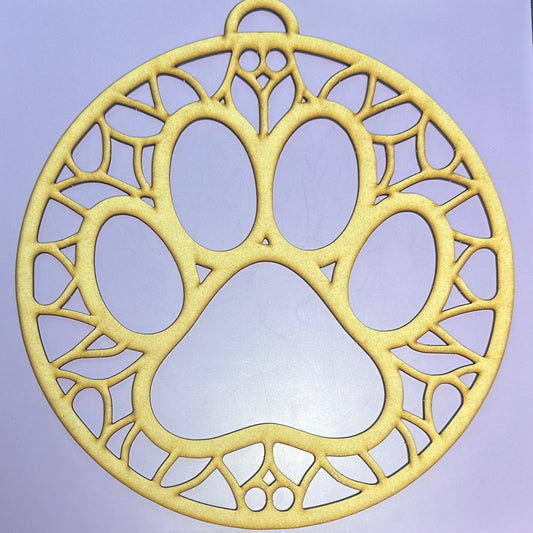 LD-11.5" Suncatcher Frame - Paw