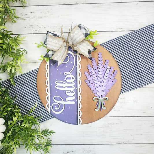 WHS - Hello Lavender 12" Round - WITHOUT 12" Round Surface